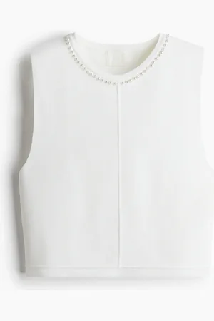 H&M Tanktop met kralen