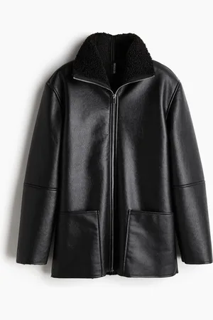 H&M Gecoate jas met teddy voering