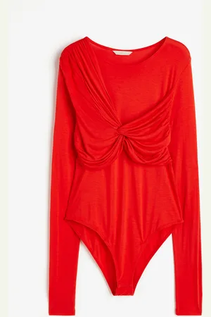H&M Gedrapeerde tricot body
