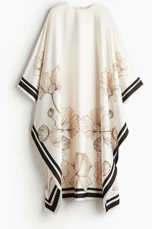 H&M Satijnen kaftanjurk
