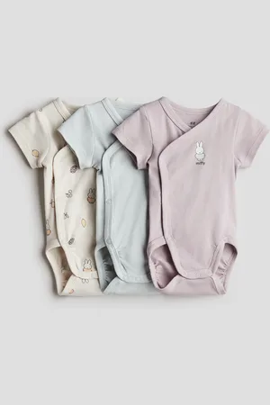 H&M Set van 3 katoenen overslagbody