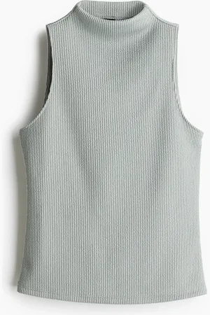 H&M Glitterende tanktop met turtleneck