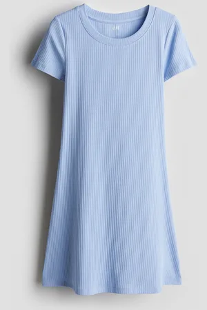 H&M Tricot jurk met korte mouwen