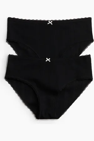 H&M Set van 2 slips van pointelletricot - Hipster