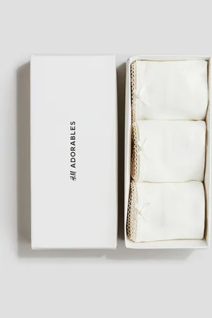 H&M Set van 3 slips van pimakatoen