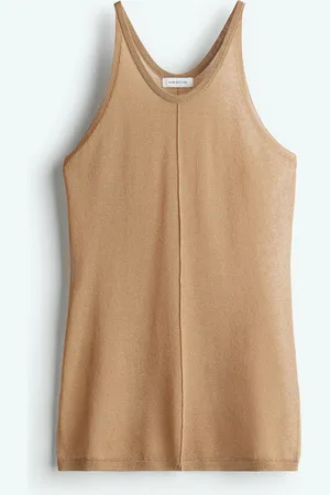 H&M Transparant gebreide tanktop