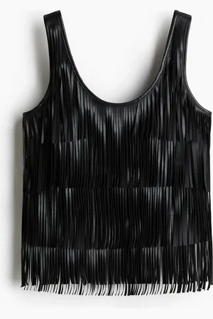 H&M Tanktop met franjes