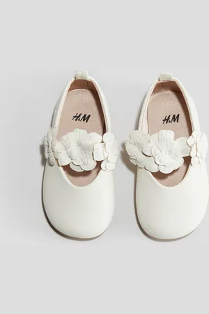 H&M Appliquéd ballet pumps