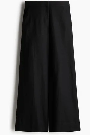 H&M Wijde broek van linnenmix