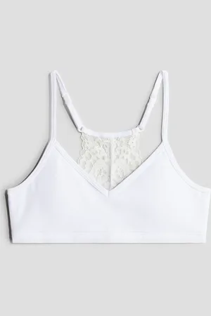 H&M Croptop met kant