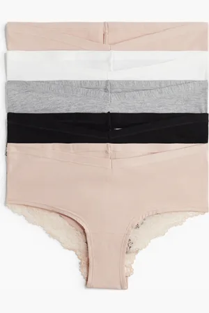 H&M MAMA Set van 5 katoenen slips met kant Hipster