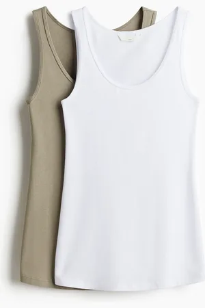 H&M MAMA Set van 2 katoenen tanktops