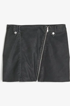 H&M Minirok met coating