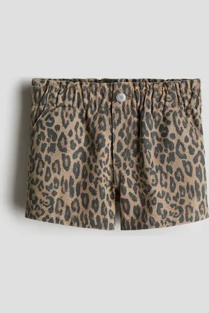 H&M Printed cotton twill shorts