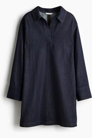 H&M Jeansjurk met kraag