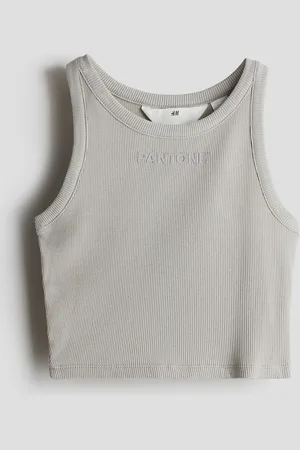 H&M Tanktop met reliëfprint
