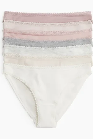 H&M Set van 7 slips van katoentricot Bikinimodel