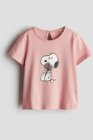 H&M Tricot top met geprint motief