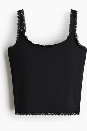 H&M Singlet van microvezel met cups met padding