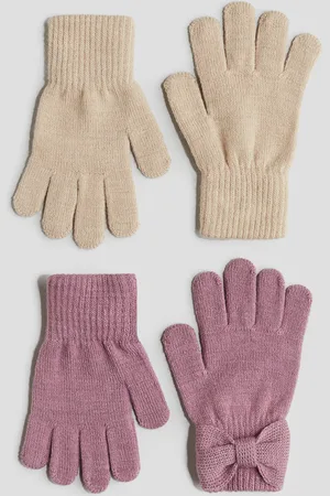 H&M 2 paar fijngebreide handschoenen