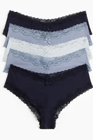 H&M Set van 5 slips van microvezel Hipster