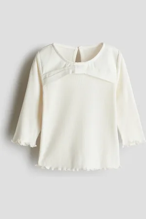 H&M Tricot top met strik