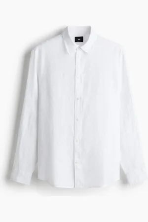 H&M Linnen hemd Regular Fit