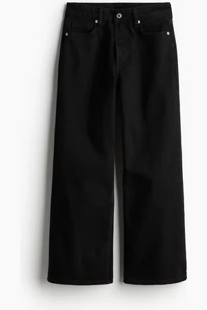 H&M Wide High Cropped Jeans