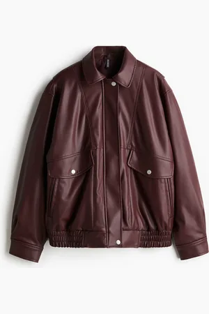 H&M Oversized jas met coating