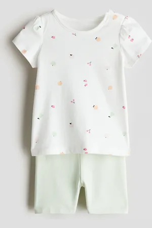 H&M 2-delige set van katoenen tricot