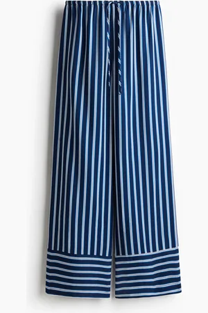 H&M Broek van keper met trekkoord