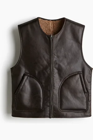 H&M Omkeerbare teddy bodywarmer Regular Fit