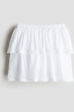 H&M Katoenen skort met volants