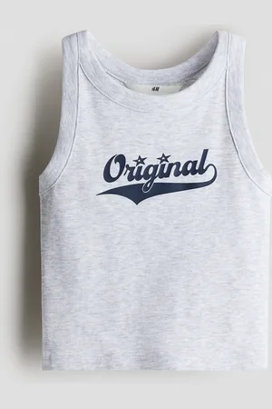 H&M Katoenen tanktop met print
