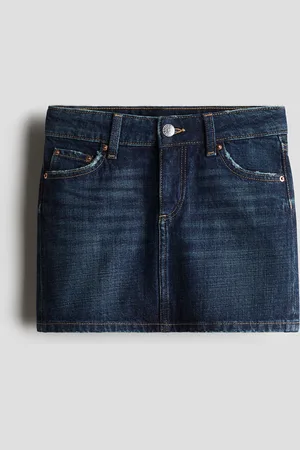 H&M Jeansrok met slijtagedetails