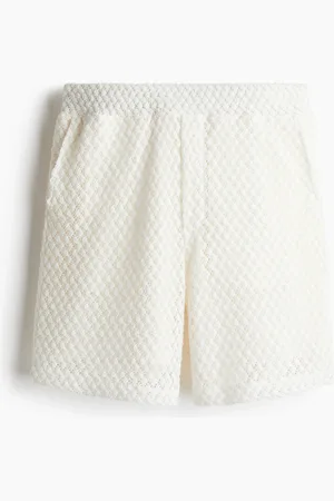 H&M Short met gehaakte look Relaxed Fit