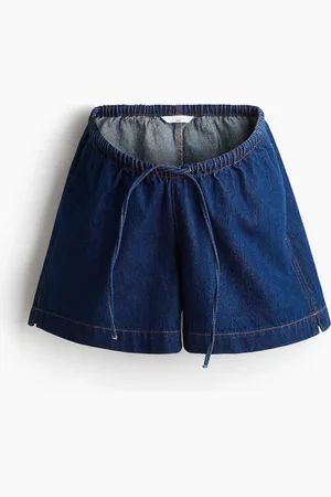 H&M MAMA Jeansshort met trekkoord