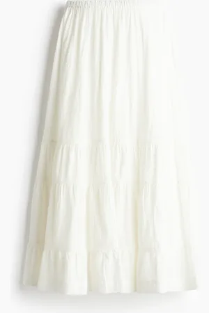 H&M Maxirok met plumetisdessin