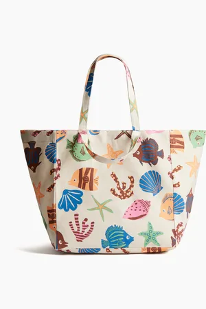 H&M Strandtas met dessin