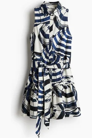 H&M Doorknoopjurk met striklint