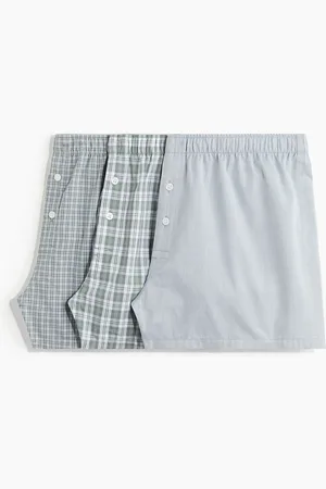 H&M Set van 3 geweven katoenen boxershorts