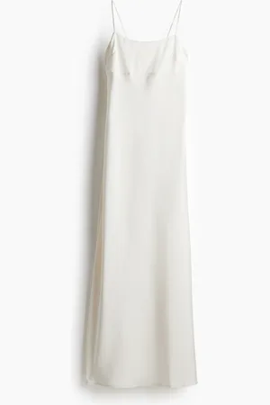 H&M Maxi-jurk met striklintjes