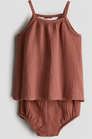 H&M 2-delige set van mousselinekatoen