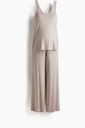 H&M MAMA Before & After 2-delige geribde voedingsset