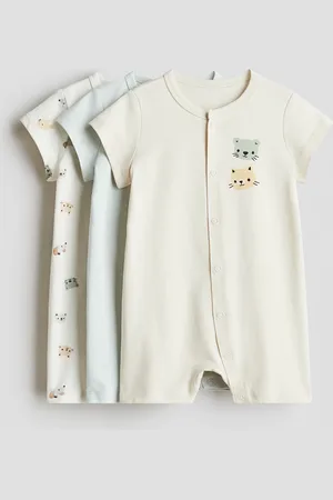 H&M Set van 3 katoenen pyjamapakjes