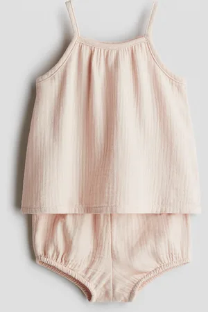 H&M 2-delige set van mousselinekatoen
