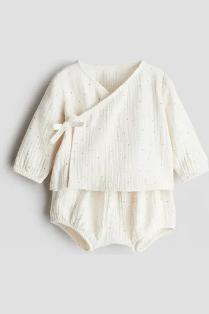 H&M 2-delige set van mousseline met overslag
