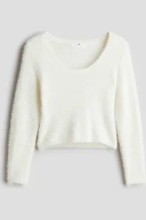 H&M Gebreide fluffy trui