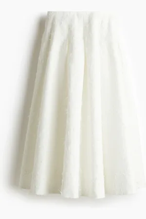 H&M A-lijnrok met franjes