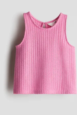 H&M Structuurgebreide tanktop